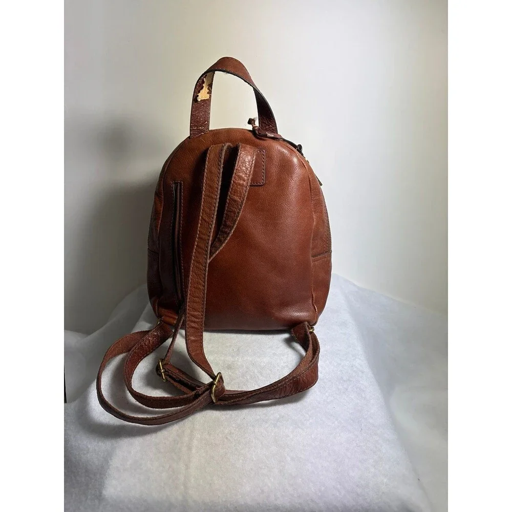 Fossil Backpack purse genuine cowhide leather